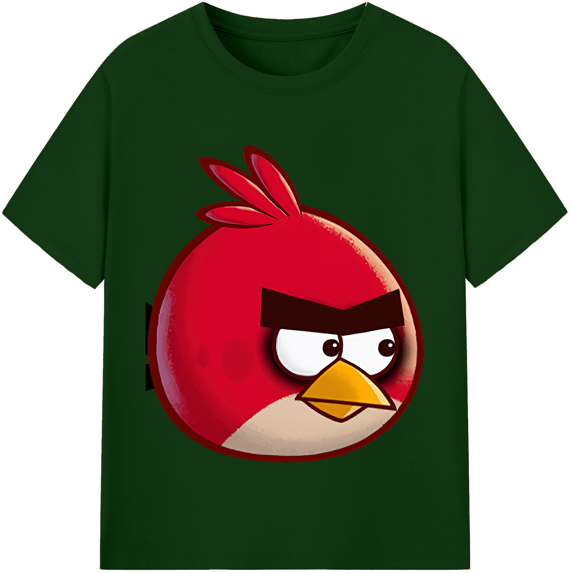 （画像用） Angry Birds アングリーバード 綿100％半袖Tシャツ（フロントプリント）
